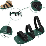 Maxbell Lawn Aerator Shoes Sturdy Utility Lawn Loosening Shoes for Sand Outdoor Yard