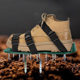 Maxbell Lawn Aerator Shoes Sturdy Utility Lawn Loosening Shoes for Sand Outdoor Yard