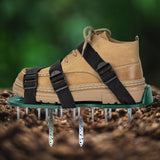 Maxbell Lawn Aerator Shoes Sturdy Utility Lawn Loosening Shoes for Sand Outdoor Yard