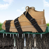 Maxbell Lawn Aerator Shoes Sturdy Utility Lawn Loosening Shoes for Sand Outdoor Yard
