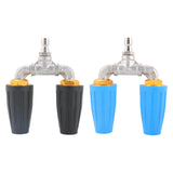 Maxbell Pressure Washer Nozzle Multifunctional Sprayer Nozzle for Windows Car Garden Black