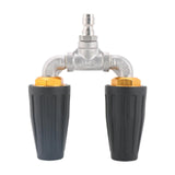 Maxbell Pressure Washer Nozzle Multifunctional Sprayer Nozzle for Windows Car Garden Black