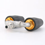 Maxbell Pressure Washer Nozzle Multifunctional Sprayer Nozzle for Windows Car Garden Black