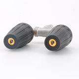 Maxbell Pressure Washer Nozzle Multifunctional Sprayer Nozzle for Windows Car Garden Black