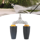 Maxbell Pressure Washer Nozzle Multifunctional Sprayer Nozzle for Windows Car Garden Black
