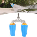 Maxbell Pressure Washer Nozzle Multifunctional Sprayer Nozzle for Windows Car Garden Blue