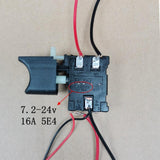 Maxbell Electrical Drill Push Button Trigger Switch DC 7.2-24V Replacement Component