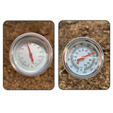Maxbell Compost Soil Thermometer Soil Temperature Thermometer for Ground Garden Soil