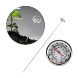 Maxbell Compost Soil Thermometer 500mm Stem 0-220 °F for Garden Soil Composting Lawn
