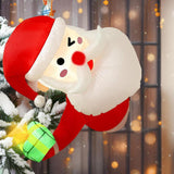 Maxbell 3.5 ft Inflatable Santa Claus Gift Xmas Decoration for Holiday Garden