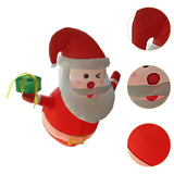 Maxbell 3.5 ft Inflatable Santa Claus Gift Xmas Decoration for Holiday Garden