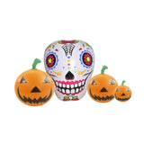 Pumpkin Skull Garden Party Courtyard Halloween Inflatable Decoration Outdoor With LED Light