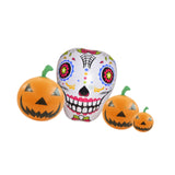 Pumpkin Skull Garden Party Courtyard Halloween Inflatable Decoration Outdoor With LED Light