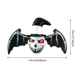 Halloween Inflatable Bat Ghost with Lights PVC for Haunted House Yard Window