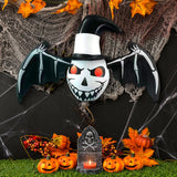 Halloween Inflatable Bat Ghost with Lights PVC for Haunted House Yard Window