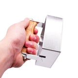 Maxbell Comb Honey Cutter Wooden Handle Honey Extractor Stainless Steel Honey Cutter