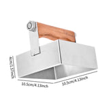 Maxbell Comb Honey Cutter Wooden Handle Honey Extractor Stainless Steel Honey Cutter