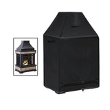Maxbell Wood Burning Fire Pit Cover 420D Convenient Portable Outdoor Fireplace Cover