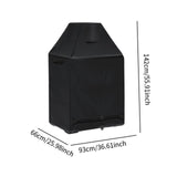 Maxbell Wood Burning Fire Pit Cover 420D Convenient Portable Outdoor Fireplace Cover