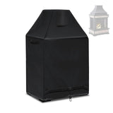 Maxbell Wood Burning Fire Pit Cover 420D Convenient Portable Outdoor Fireplace Cover