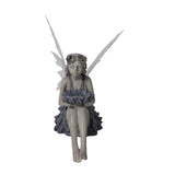Maxbell Fairy Solar Garden Statue Resin Outdoor Sculpture for Outside Lawn Landscape