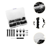 Maxbell 252 Pieces Picture Hangers Kit Hardware for Drawing Painted Canvases Artwork Black