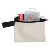 Maxbell Tool Tote Bag Camping Gear Handbag Wrench Cars First Aid Set Spanner Storage White14.5x12cmCanvas