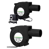 Maxbell BBQ Blower Fan 12V Small Furnace Blower for Charcoal Starter Bellows Camping