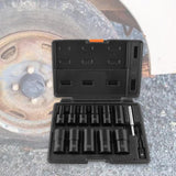 Maxbell 13Pcs Wheel Lock Removal Kit Sturdy Versatile for Power Tools Bolt Extractor