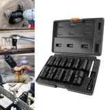 Maxbell 13Pcs Wheel Lock Removal Kit Sturdy Versatile for Power Tools Bolt Extractor
