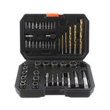 Maxbell 48 Pieces Screw Bolt Extractor Set Convenient for Stripped Auto Professional