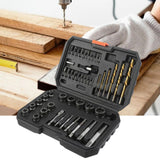 Maxbell 48 Pieces Screw Bolt Extractor Set Convenient for Stripped Auto Professional