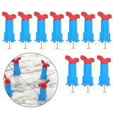 Maxbell 10 Pieces Tile Leveling System Set for DIY and Professional Workers Reusable