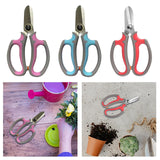 Maxbell Gardening Scissors Professional Floral Scissors for Fruits Picking Home Yard Pink Gray