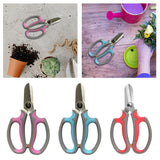 Maxbell Gardening Scissors Professional Floral Scissors for Fruits Picking Home Yard Pink Gray