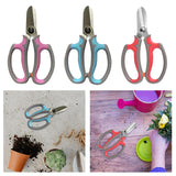 Maxbell Gardening Scissors Professional Floral Scissors for Fruits Picking Home Yard Pink Gray
