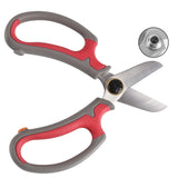 Maxbell Gardening Scissors Professional Floral Scissors for Fruits Picking Home Yard Pink Gray