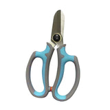 Maxbell Gardening Scissors Professional Floral Scissors for Fruits Picking Home Yard Blue Gray