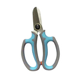Maxbell Gardening Scissors Professional Floral Scissors for Fruits Picking Home Yard Blue Gray