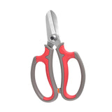 Maxbell Gardening Scissors Professional Floral Scissors for Fruits Picking Home Yard Rose Red Gray
