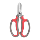 Maxbell Gardening Scissors Professional Floral Scissors for Fruits Picking Home Yard Rose Red Gray