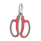 Maxbell Gardening Scissors Professional Floral Scissors for Fruits Picking Home Yard Rose Red Gray