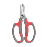 Maxbell Gardening Scissors Professional Floral Scissors for Fruits Picking Home Yard Rose Red Gray