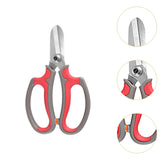 Maxbell Gardening Scissors Professional Floral Scissors for Fruits Picking Home Yard Rose Red Gray