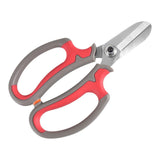 Maxbell Gardening Scissors Professional Floral Scissors for Fruits Picking Home Yard Rose Red Gray