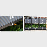 Maxbell Elevate Planter Box with Legs Deck Gardening Fruits Flower Raised Garden Bed