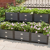 Maxbell Elevate Planter Box with Legs Deck Gardening Fruits Flower Raised Garden Bed