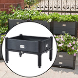 Maxbell Elevate Planter Box with Legs Deck Gardening Fruits Flower Raised Garden Bed