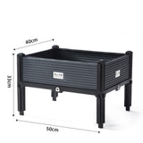 Maxbell Elevate Planter Box with Legs Deck Gardening Fruits Flower Raised Garden Bed
