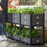 Maxbell Large Planter Box with Legs Backyard Patio Deck Flower Box Raised Garden Bed 100cmx40cmx33cm